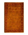 Adorn Hand Woven Rugs Fine Vibrance M1348 Rug Collection In Orange