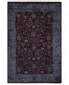 Adorn Hand Woven Rugs Fine Vibrance M1352 4'1"x6'2" Area Rug In Red