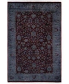 Adorn Hand Woven Rugs Fine Vibrance M1352 Rug Collection In Red
