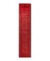 Adorn Hand Woven Rugs Fine Vibrance M1355 2'6"x11'6" Runner Area Rug In Pink