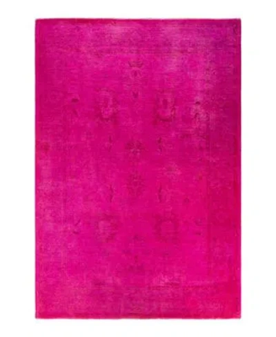 Adorn Hand Woven Rugs Fine Vibrance M1357 Rug Collection In Pink