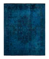Adorn Hand Woven Rugs Fine Vibrance M1362 8'2"x10'2" Area Rug In Blue