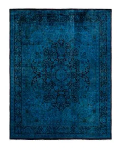 Adorn Hand Woven Rugs Fine Vibrance M1362 Rug Collection In Blue
