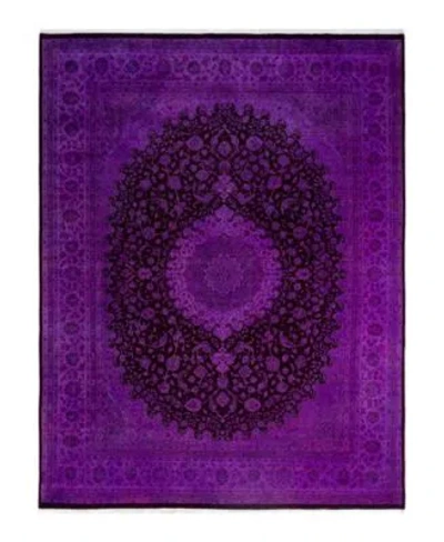 Adorn Hand Woven Rugs Fine Vibrance M1366 Rug Collection In Purple