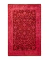 Adorn Hand Woven Rugs Fine Vibrance M1375 4'2''x6'3'' Area Rug In Pink