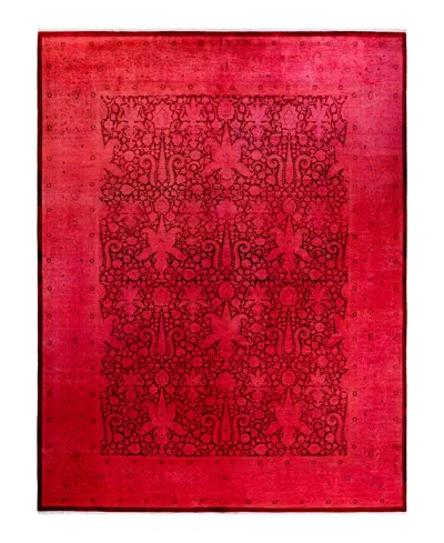 Adorn Hand Woven Rugs Fine Vibrance M1375 9'3"x12'2" Area Rug In Orange