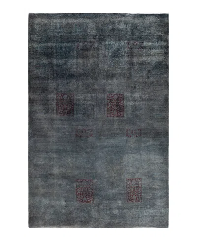 Adorn Hand Woven Rugs Fine Vibrance M1380 6'2"x9'2" Area Rug In Gray