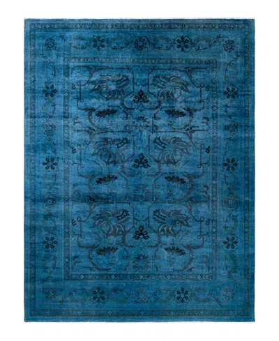 Adorn Hand Woven Rugs Fine Vibrance M1381 9'x11'10" Area Rug In Blue