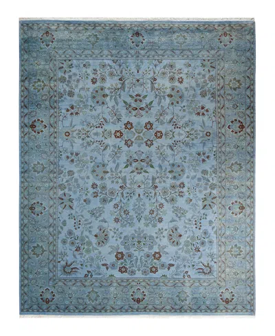 Adorn Hand Woven Rugs Fine Vibrance M1386 8'2"x10'3" Area Rug In Blue