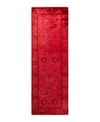 Adorn Hand Woven Rugs Fine Vibrance M1388 Rug Collection In Orange