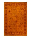 Adorn Hand Woven Rugs Fine Vibrance M1403 6'2''x8'10'' Area Rug In Gold