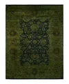 Adorn Hand Woven Rugs Fine Vibrance M1403 9'2"x11'10" Area Rug In Black