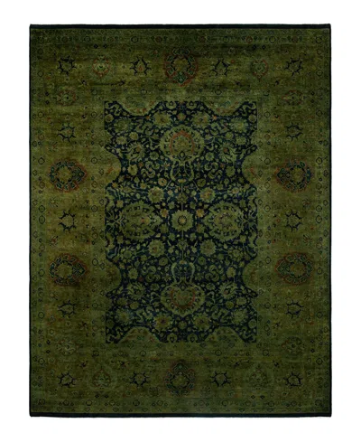 Adorn Hand Woven Rugs Fine Vibrance M1403 9'2"x11'10" Area Rug In Black
