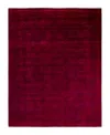 Adorn Hand Woven Rugs Fine Vibrance M1404 8'x10'2" Area Rug In Burgundy