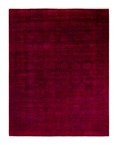 Adorn Hand Woven Rugs Fine Vibrance M1404 8'x10'2" Area Rug In Burgundy