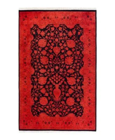 Adorn Hand Woven Rugs Fine Vibrance M1411 Rug Collection In Orange