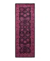 Adorn Hand Woven Rugs Fine Vibrance M1416 3'1''x8'10'' Runner Area Rug In Pink
