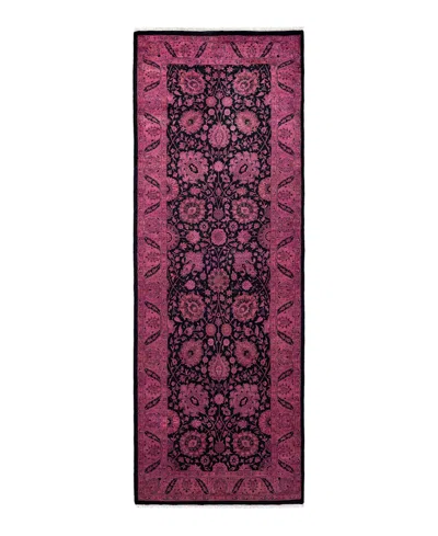 Adorn Hand Woven Rugs Fine Vibrance M1416 3'1''x8'10'' Runner Area Rug In Pink