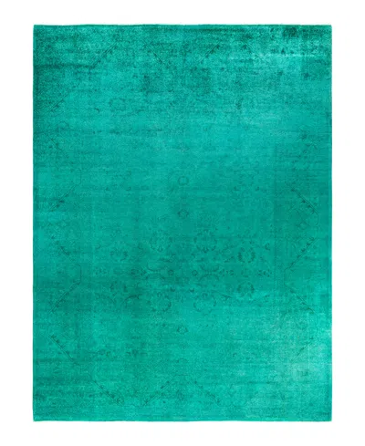 Adorn Hand Woven Rugs Fine Vibrance M1419 9'3"x12'1" Area Rug In Green