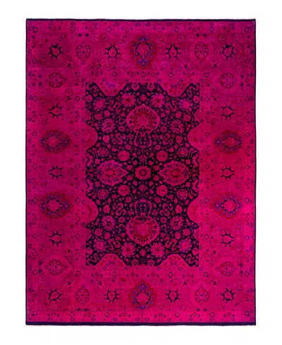 Adorn Hand Woven Rugs Fine Vibrance M1422 9'1"x11'10" Area Rug In Pink