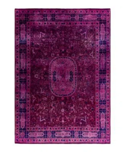 Adorn Hand Woven Rugs Fine Vibrance M1426 Rug Collection In Pink