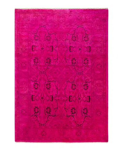 Adorn Hand Woven Rugs Fine Vibrance M1427 4'1''x5'10'' Area Rug In Pink