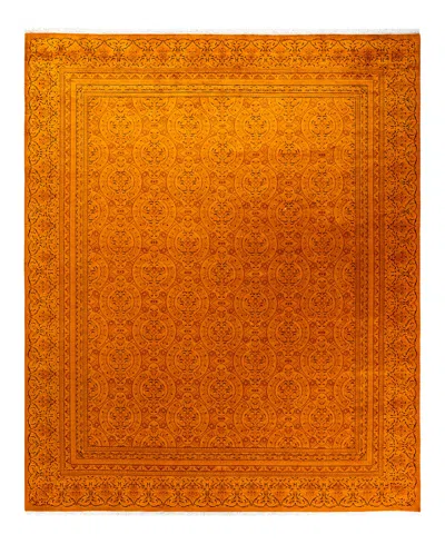 Adorn Hand Woven Rugs Fine Vibrance M1427 8'1''x9'10'' Area Rug In Orange