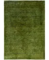 Adorn Hand Woven Rugs Fine Vibrance M1437 4'2"x6' Area Rug In Green