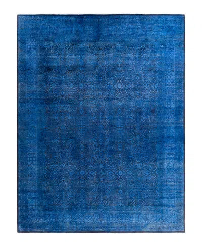 Adorn Hand Woven Rugs Fine Vibrance M1437 9'1"x11'9" Area Rug In Blue