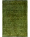 Adorn Hand Woven Rugs Fine Vibrance M1437 Rug Collection In Green
