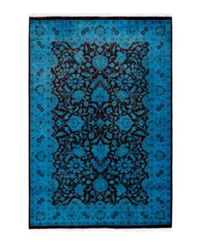 Adorn Hand Woven Rugs Fine Vibrance M1444 Rug Collection In Blue
