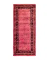Adorn Hand Woven Rugs Fine Vibrance M1448 2'7''x6'2'' Area Rug In Pink