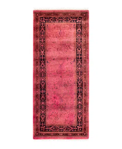 Adorn Hand Woven Rugs Fine Vibrance M1448 2'7''x6'2'' Area Rug In Pink