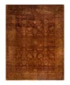 Adorn Hand Woven Rugs Fine Vibrance M1461 9'1"x11'9" Area Rug In Gold