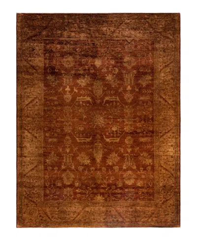 Adorn Hand Woven Rugs Fine Vibrance M1461 9'1"x11'9" Area Rug In Gold