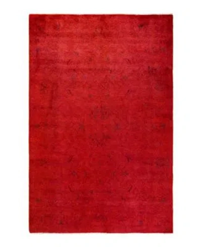 Adorn Hand Woven Rugs Fine Vibrance M1461 Rug Collection In Red