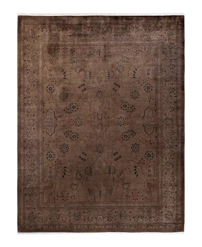 Adorn Hand Woven Rugs Fine Vibrance M1471 8'2"x10'4" Area Rug In Brown