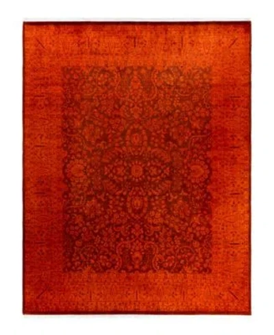 Adorn Hand Woven Rugs Fine Vibrance M1473 Rug Collection In Orange