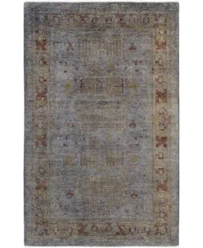 Adorn Hand Woven Rugs Fine Vibrance M1482 Rug Collection In Orange