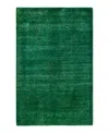 Adorn Hand Woven Rugs Fine Vibrance M1494 4'7''x7'1'' Area Rug In Green