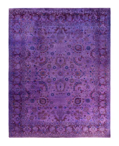 Adorn Hand Woven Rugs Fine Vibrance M1503 8'2"x10' Area Rug In Purple