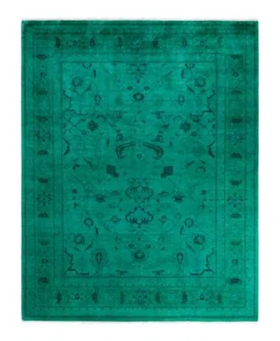 Adorn Hand Woven Rugs Fine Vibrance M1515 Rug Collection In Green
