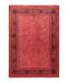 Adorn Hand Woven Rugs Fine Vibrance M1530 4'2''x5'10'' Area Rug In Pink