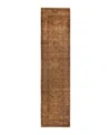 Adorn Hand Woven Rugs Fine Vibrance M1574 3'1''x12'10'' Runner Area Rug In Gold