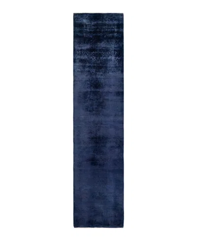 Adorn Hand Woven Rugs Fine Vibrance M1583 2'7''x11'2'' Runner Area Rug In Purple