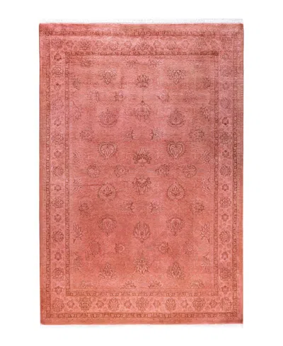 Adorn Hand Woven Rugs Fine Vibrance M1585 4'7''x6'9'' Area Rug In Pink