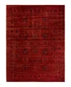 Adorn Hand Woven Rugs Fine Vibrance M1611 9'2"x12'1" Area Rug In Red