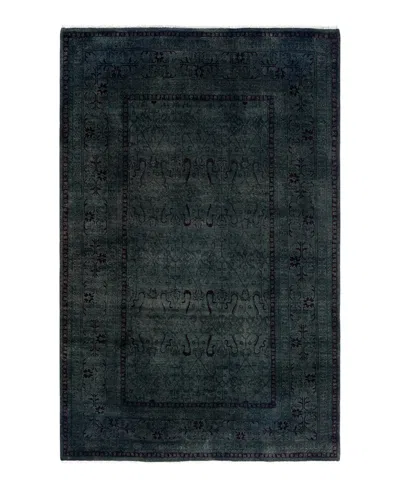 Adorn Hand Woven Rugs Fine Vibrance M1626 5'2''x7'10'' Area Rug In Gray