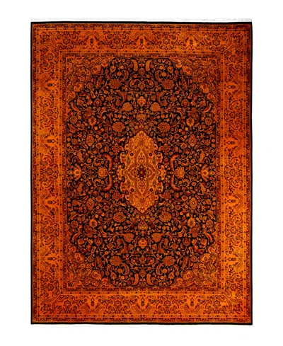 Adorn Hand Woven Rugs Fine Vibrance M1654 9'1''x12'2'' Area Rug In Orange