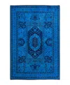 Adorn Hand Woven Rugs Fine Vibrance M1688 6'1''x9'3'' Area Rug In Light Blue